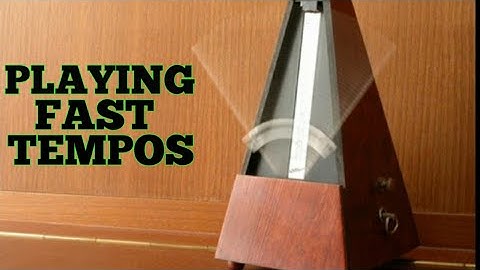 Mandolin Lesson Playing Fast Tempo