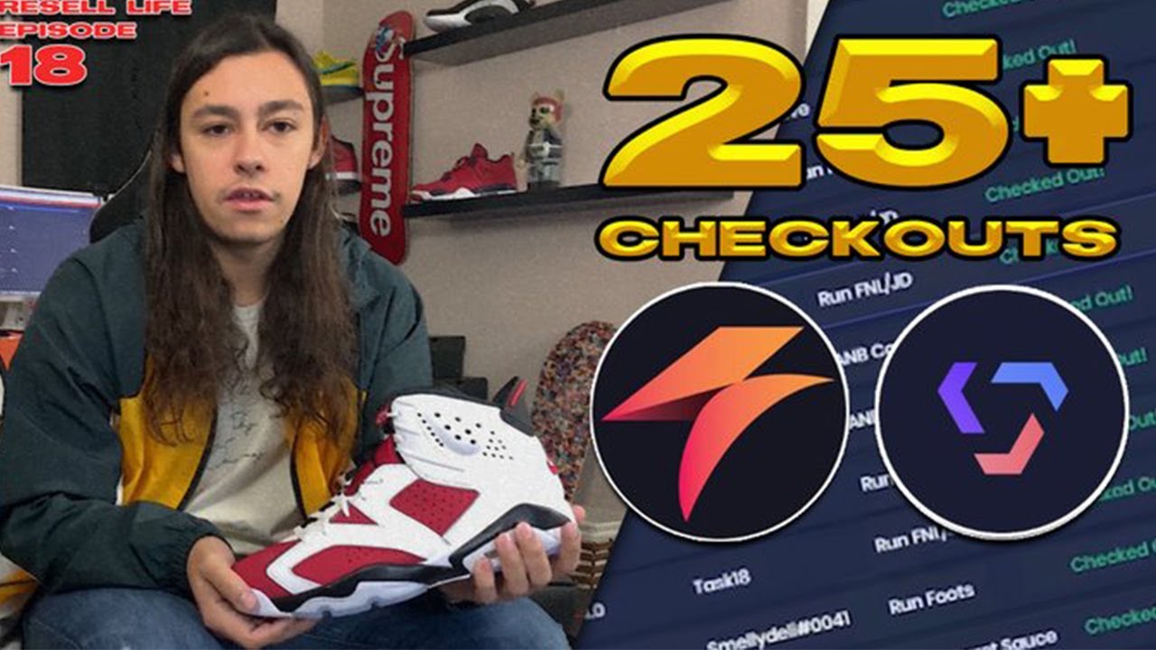 25+ CHECKOUTS! JORDAN 6 CARMINE, SUPREME KAWS, LIVE COP-RESELLING VLOG- Resell Life Ep.18