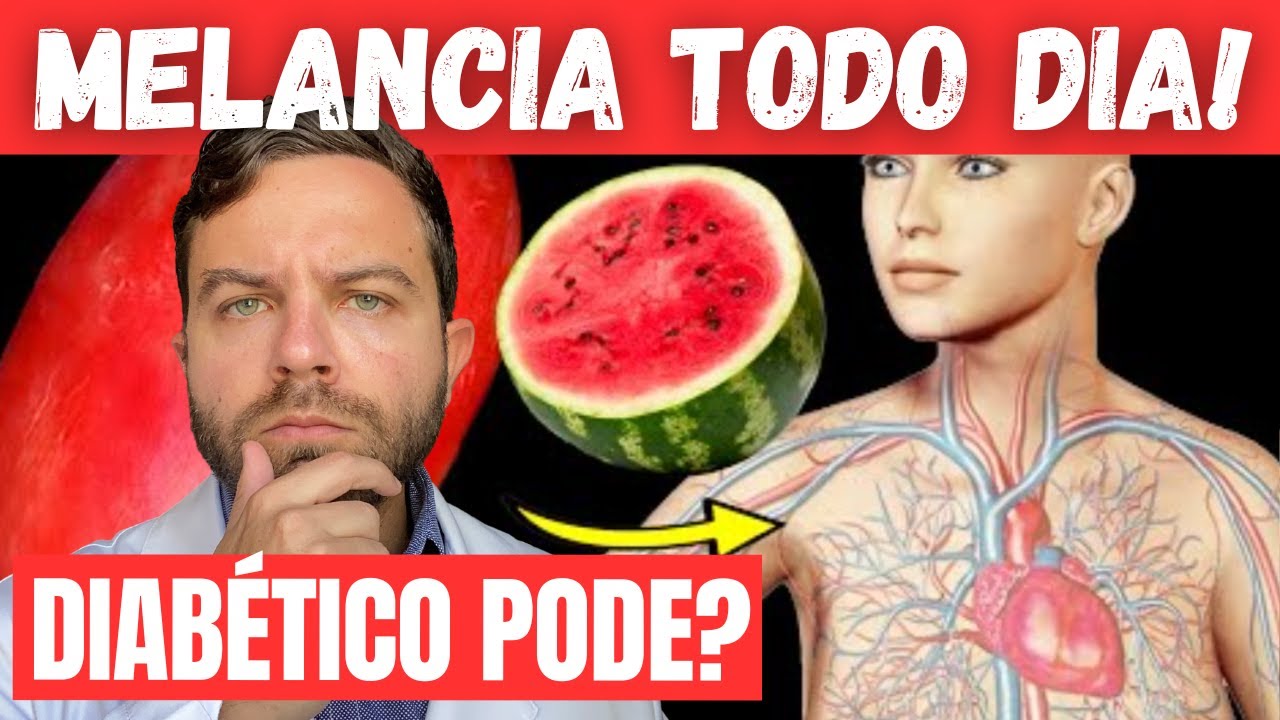 O QUE ACONTECE se COMER MELANCIA TODO DIA? Diabético pode comer ...