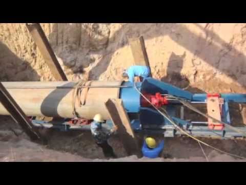 งานดันท่อลอด Pipe Jacking - YouTube