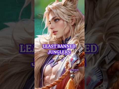 Least banned junglers in May #mlbb #ml #shorts #infomlbb #mobilelegends