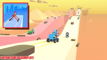 Springy Wheels - Gameplay All Levels (Android,iOS) #1