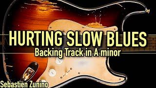 Hurting Slow Blues Backing Track in A minor SZBT 1034 screenshot 5