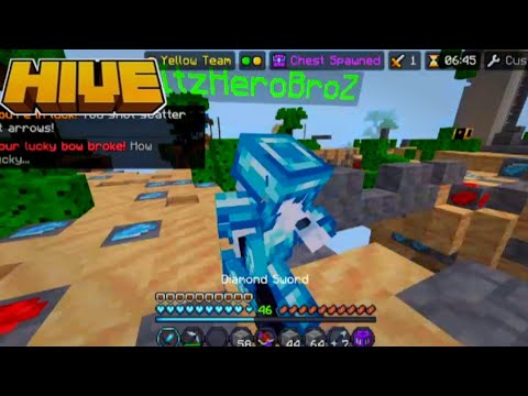 1v1 with my Brother In hive Skywars! #minecraft - YouTube