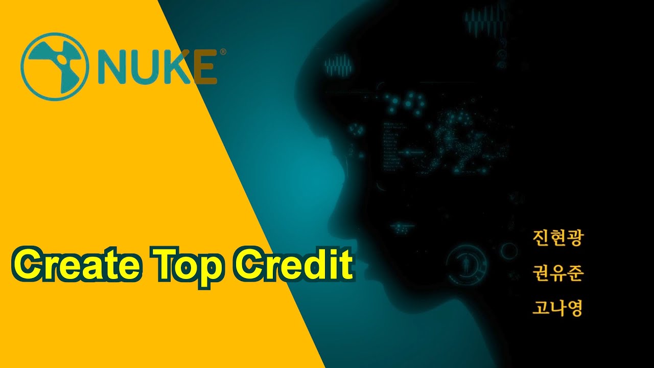 [NUKE] Creat Top Credit : 탑크레딧 만들기 - YouTube