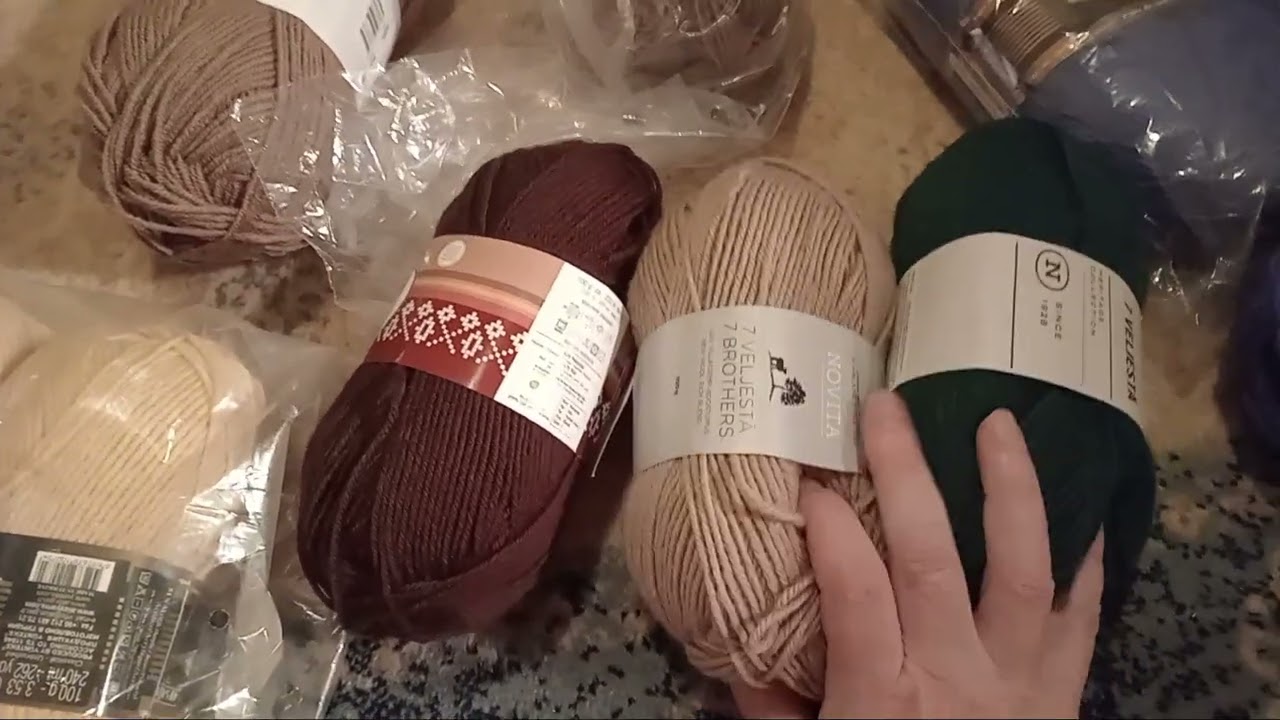 Опасное видео для вязальщиц: распаковка пряжи😂🤪😜🧶