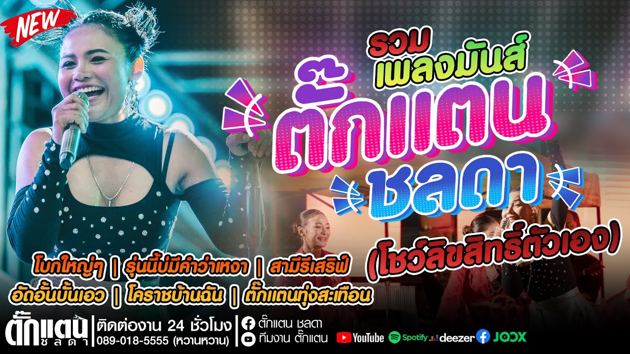 รวมเพลงเร็ว ตั๊กแตนชลดา