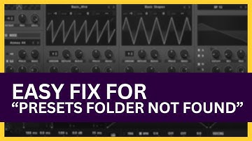 Serum Preset Folder Not Found? Here’s How to Fix It!