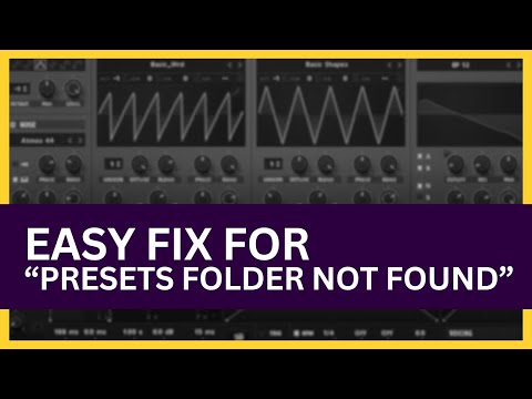 Serum Preset Folder Not Found? Here’s How to Fix It!