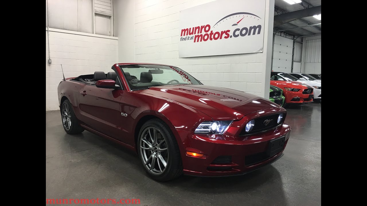 2014 Ford Mustang Gt Sold Brembo Performance Pack Ruby Red Munro Motors