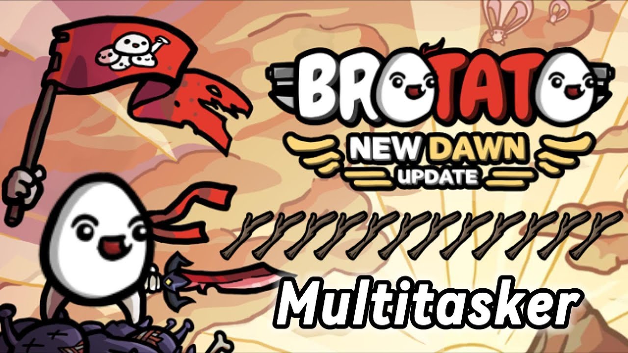 Собираем ВСЕ ПАЛОЧКИ | Multitasker (Руководство Brotato Danger 5)