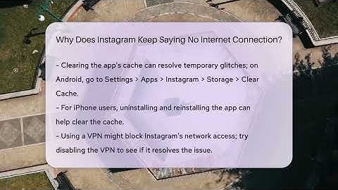 Why Does Instagram Keep Saying No Internet Connection? - Everyday-Networking