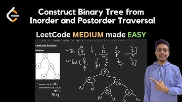106. Construct Binary Tree from Inorder and Postorder Traversal | LeetCode Daily | LeetCode POTD
