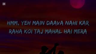 Dhun lyrics English translation (saiyaara )