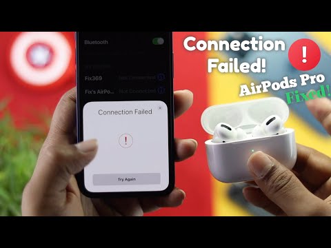 Fix- Connection Failed Red Exclamation Mark Error on AirPods Pro!