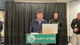 No emergency service available in worst hit areas in Erie County