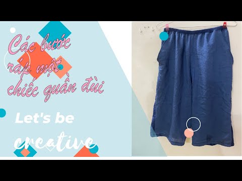 Từ chart may thành quần- Tự học may vá tại nhà - DIY - Sewingartwithme - rập - chart