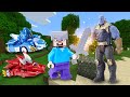 Стив Minecraft Lego, машинки Монкарт и Танос в Майнкрафт видео сборнике! - Игры гонки и битвы онлайн