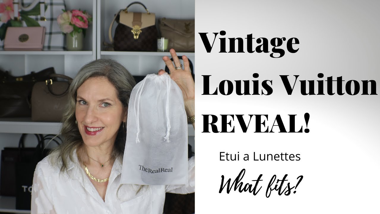 VINTAGE LOUIS VUITTON REVEAL!  WHAT FITS IN THE ETUI A LUNETTES