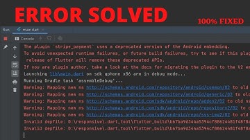 The plugins `XXXXX` use a deprecated version of the Android embedding [solved] 2022 FIX