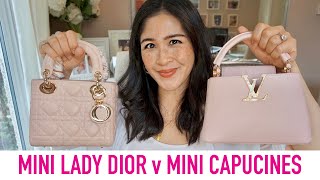 Mini Lady Dior v Mini Capucines Comparison | Sam Loves