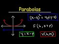 Finding The Focus and Directrix of a Parabola - Conic Sections