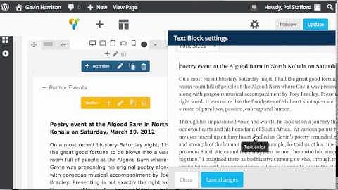 Wordpress Visual Composer Accordian