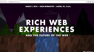 Rich Web Experiences and The Future of the Web