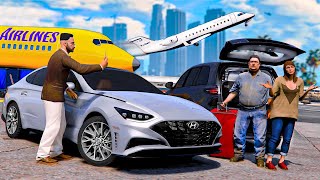 РЕАЛЬНАЯ ЖИЗНЬ В GTA 5  РОДИТЕЛИ ПРИЛЕТЕЛИ В ГОСТИ! ПОДАРИЛ ОТЦУ HYUNDAI SONATA! ВОТЕР