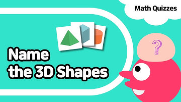 3D shapes | #1 Name the 3D shape | Kindergarten & Grade 1 Math
