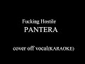 PANTERA - Fucking Hostile cover instrumental (off vocal)