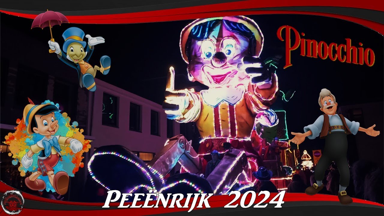 Pinokkio's Betoverende Lichtjesoptocht - Pre Carnaval 2025 Dongen (Peeënrijk)