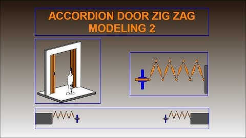 ACCORDION DOOR FAMILY ADVANCED REVIT TUTORIAL _ PART 7/10 ACCORDION ZIG ZAG MODELING 2