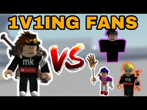 I 1v1ed Fans In Arsenal Surprising - arsenal roblox supported games mouse sensitivity community