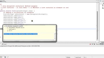 HOW TO FIND DOES ARRAYLIST CONTAINS AN ELEMENT OR NOT DEMO