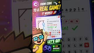 Can You Build This Hangman Game in C# 🎮 | Full Tutorial #Shorts