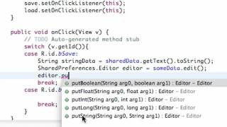 Android Application Development Tutorial   096   SharedPreferences Editor