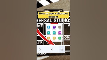 How to use shortcut bottom in android phone |