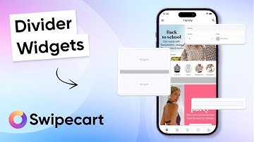 How to add the Divider Widget in Swipecart?