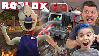 Can We Defeat Rod With This Roblox Noob Attack Mech Mobility By Jazwares Ice Scream Gameplay Youtube - roblox how to get noob attack mech mobility head