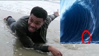 I SURVIVED THE BIGGEST WAVE EVER!