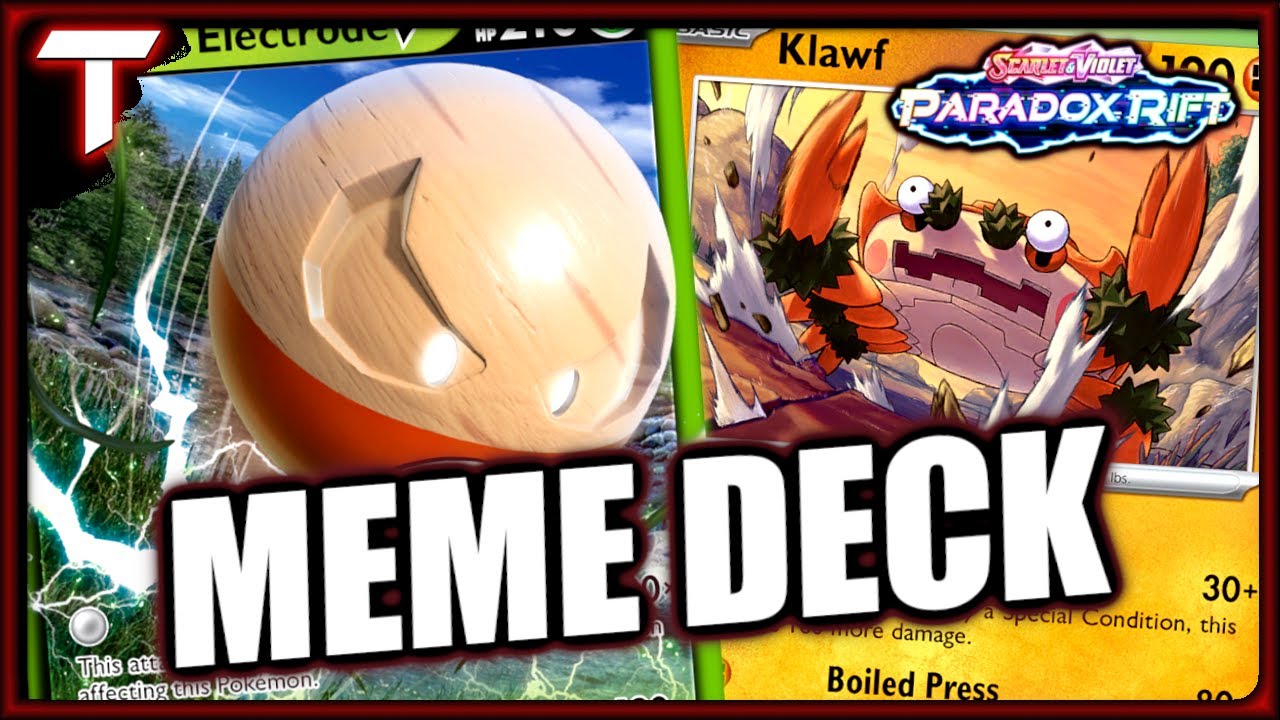 CZY TO NAJLEPSZY MEME DECK EVER?! Klawf/Hisuian Electrode V Deck