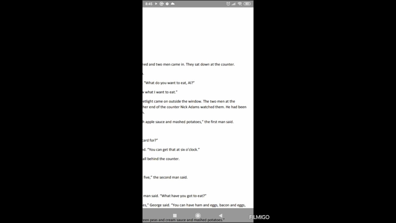 Ba English part 1 short stories "The killers" /ADP part 1 /bachelor /