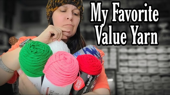 Yarn Reviews, Mainstays Yarn Read Heart Yarn