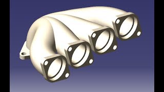 CATIA V5 - EXHAUST MANIFOLD [AUDIO INCLUDED]