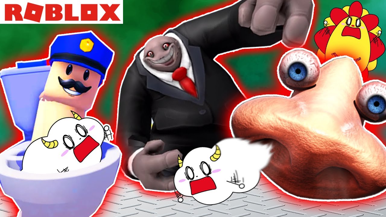 【ロブロックス】スキビディトイレ警察官や怖いスパーの店員さんから逃げて脱出しよう💨【まとめ】【ロブロックス】｜ゲーム実況｜★サンサンキッズGAMES★