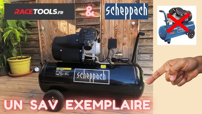 Compresseur SCHEPPACH HC52DC 50L 2200W - Racetools