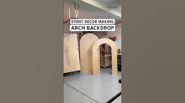 Arch backdrop for event decoration #arch #backdrop #diy #woodworking #eventdecor