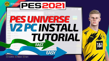 [TTB] PES 2021 PES Universe V2 PC Option File Install Tutorial - The Quickest Way to Install!