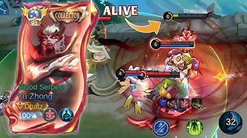 REASON WHY YU ZHONG CAN SUSTAIN BETTER ON TEAM FIGHTS USING THIS EMBLEM & BUILD